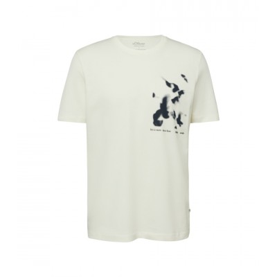 S.OLIVER T-SHIRT OFF WHITE