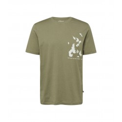 S.OLIVER T-SHIRT CHAKI