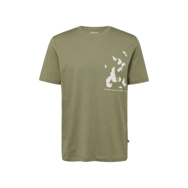 S.OLIVER T-SHIRT CHAKI