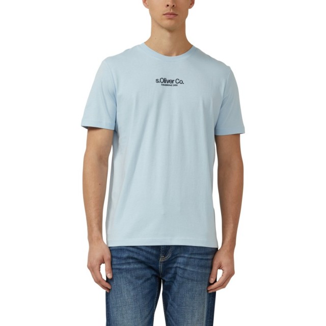 S.OLIVER T-SHIRT LIGHT BLUE