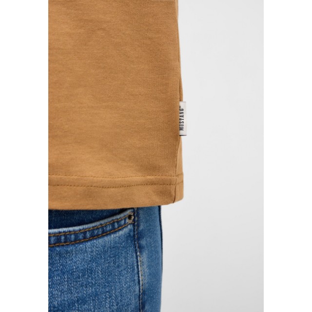MUSTANG T-SHIRT CAMEL