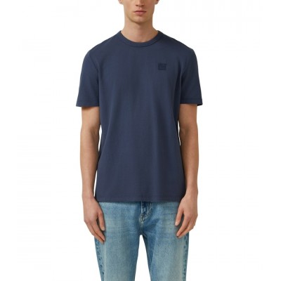 S.OLIVER PIQUE T-SHIRT NAVY BLUE