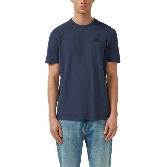 S.OLIVER PIQUE T-SHIRT NAVY BLUE
