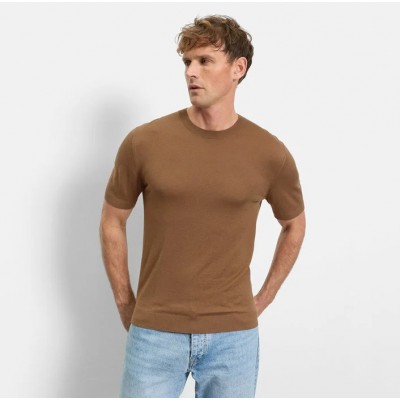 OLYMP CASUAL KNIT T-SHIRT NOUGAT
