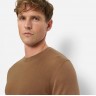 OLYMP CASUAL KNIT T-SHIRT NOUGAT