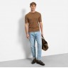 OLYMP CASUAL KNIT T-SHIRT NOUGAT