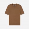 OLYMP CASUAL KNIT T-SHIRT NOUGAT