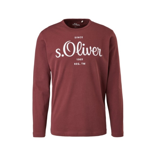 S.Oliver T-Shirt logo Bordeaux