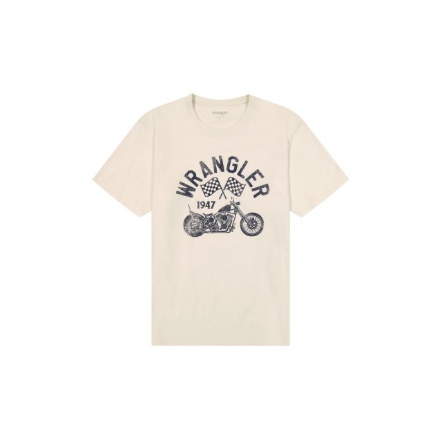 WRANGLER T-SHIRT AMERICANA TEE WHITE