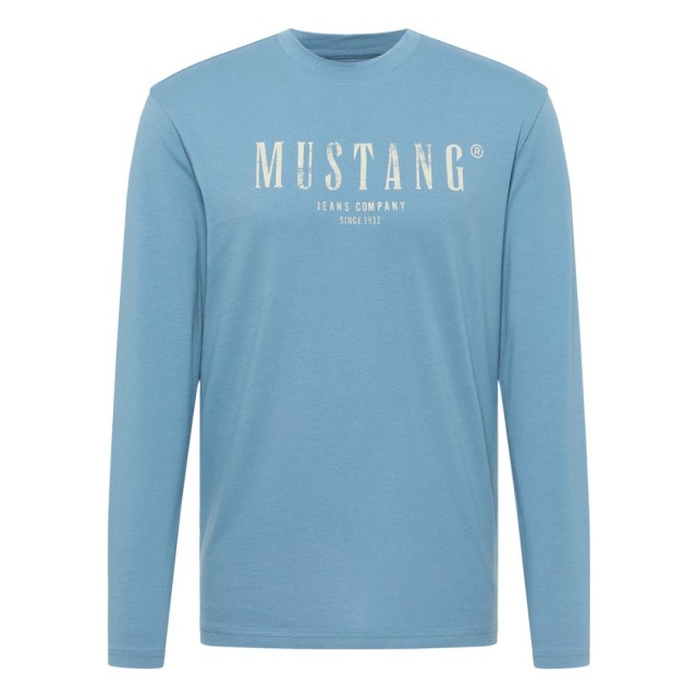 MUSTANG T-SHIRT LIGHT BLUE