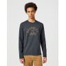 WRANGLER T-SHIRT LS GRAPHIC TEE FADED BLACK