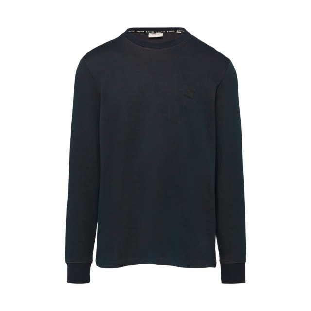 S.OLIVER T-Shirt Textured long sleeve top with logo details