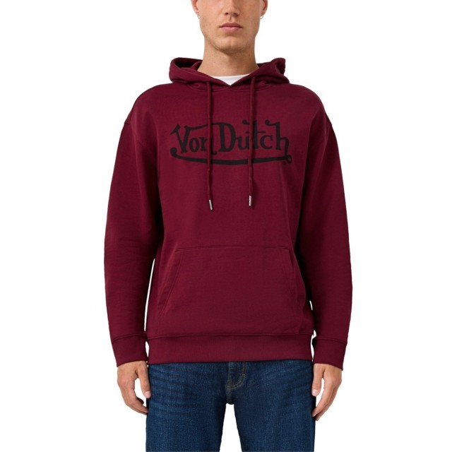 S.OLIVER HOODIE QS x VON DUTCH BORDEAUX