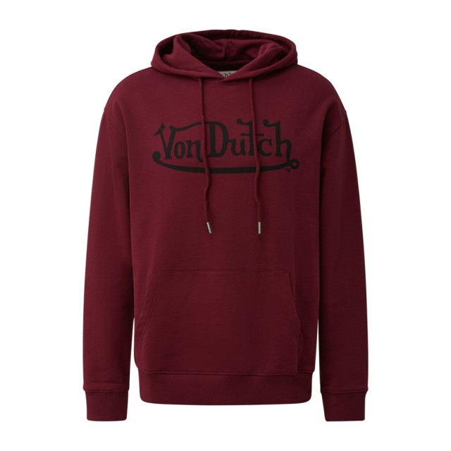 S.OLIVER HOODIE QS x VON DUTCH BORDEAUX
