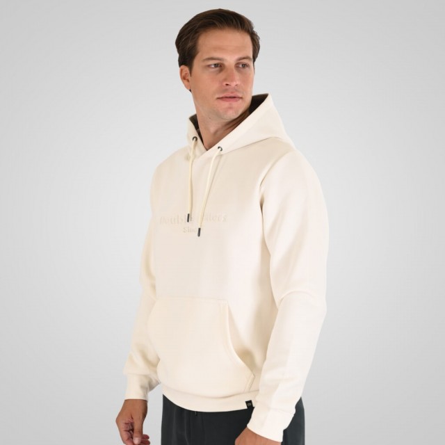 DOUBLE HOODIE POLAR WHITE