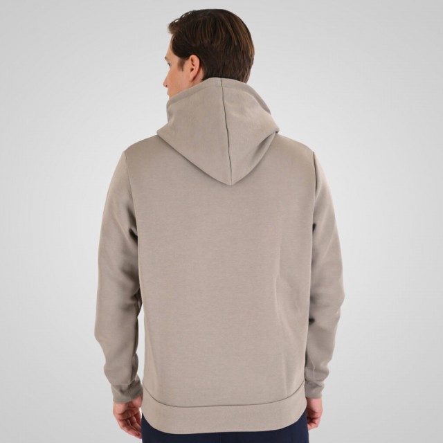 DOUBLE HOODIE SMOKE BEIGE