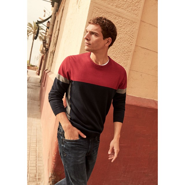 KNITTING RED-NAVY S.OLIVER 