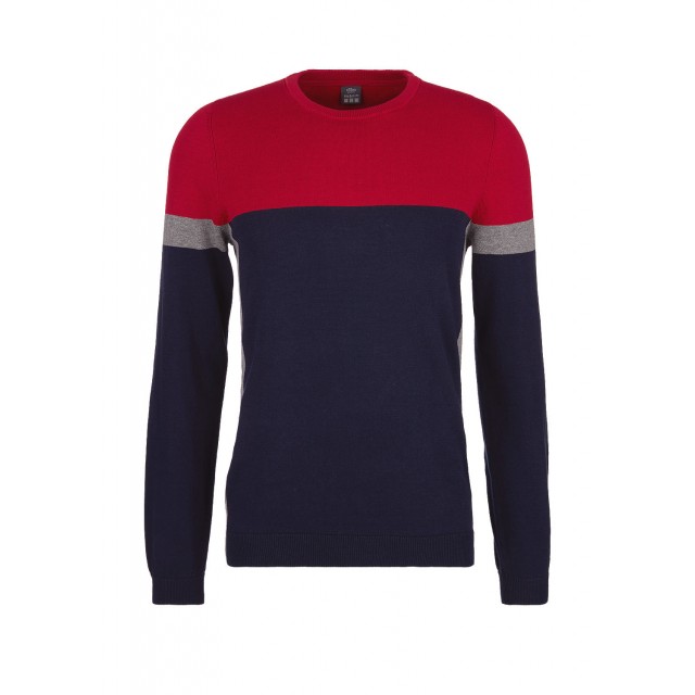 KNITTING RED-NAVY S.OLIVER 