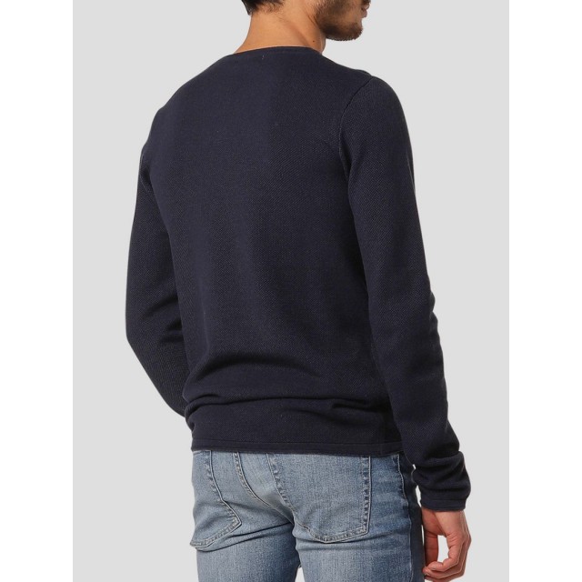 MARCUS Blouse Knit Navy Blue