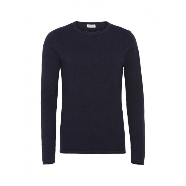 MARCUS Blouse Knit Navy Blue