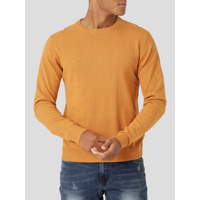 MARCUS sweater yellow / croqui color