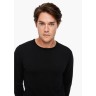S.OLIVER knitted sweater roundnek, color black