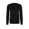 S.OLIVER knitted sweater roundnek, color black