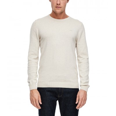 S.OLIVER knitted sweater, off white color