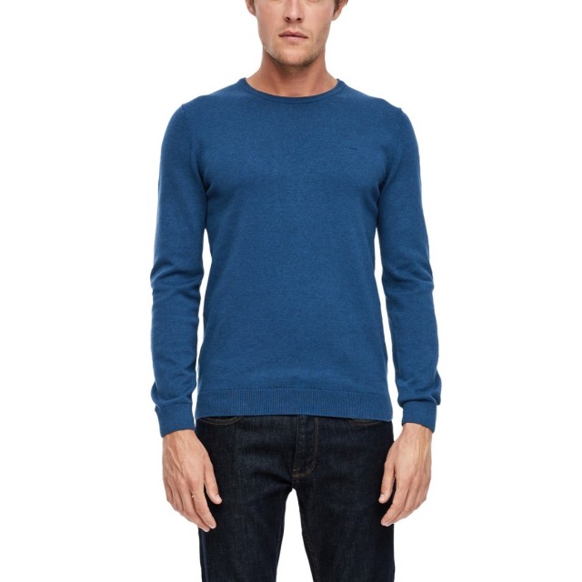 S.OLIVER knitted sweater roundnek, color raf