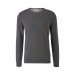 S.OLIVER knitted sweater  roundnek, grey color