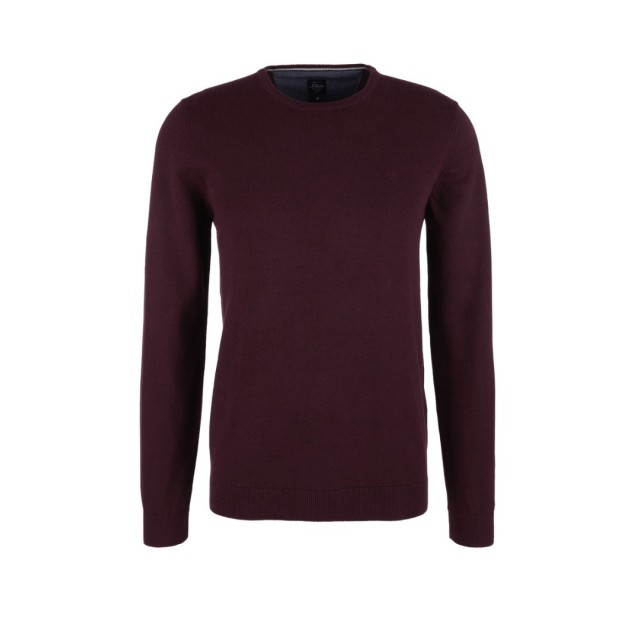 S.OLIVER knitted sweater  roundnek, purple color 