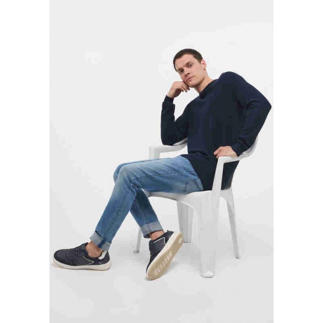 MUSTANG Sweater Blue Navy 