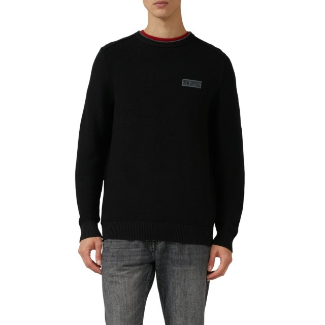 S.OLIVER KNITTED PULLOVER BLACK