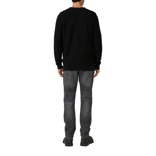 S.OLIVER KNITTED PULLOVER BLACK