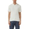 S.OLIVER KNIT POLO SHIRT ECRU