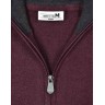 MARCUS Knit with zip Bordeaux