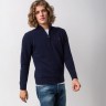 MCS KNIT ZIP NAVY