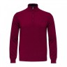 MCS KNIT ZIP BORDEAUX
