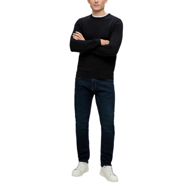 S.OLIVER KNITTED PULLOVER BLACK