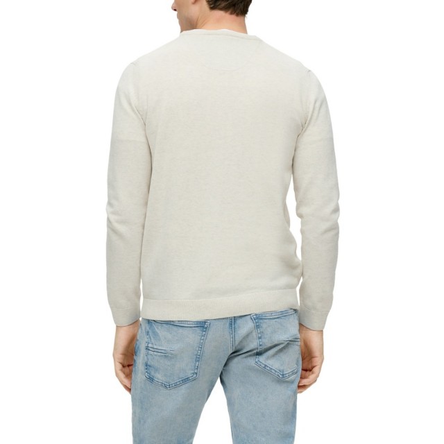 S.OLIVER KNITTED PULLOVER ECRU