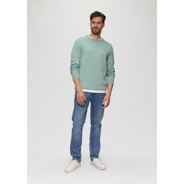 S.OLIVER KNITTED PULLOVER SAGE GREEN