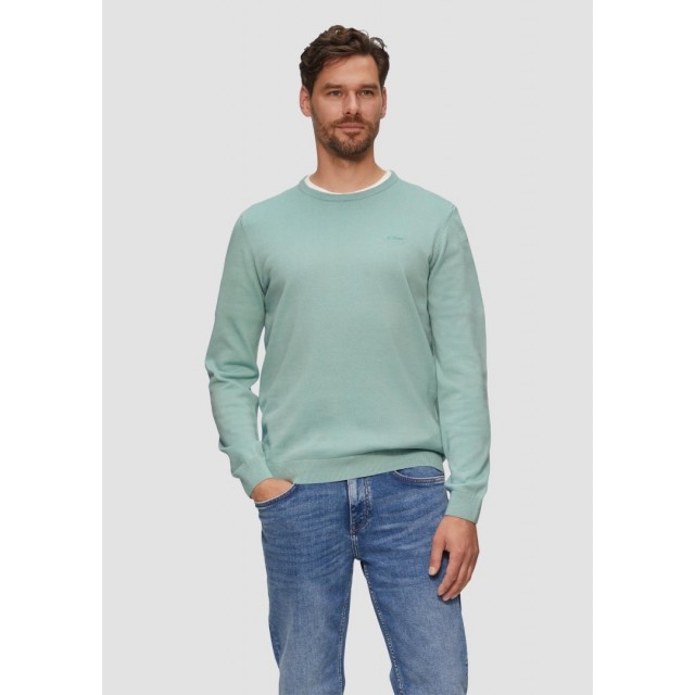 S.OLIVER KNITTED PULLOVER SAGE GREEN