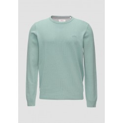 S.OLIVER KNITTED PULLOVER SAGE GREEN