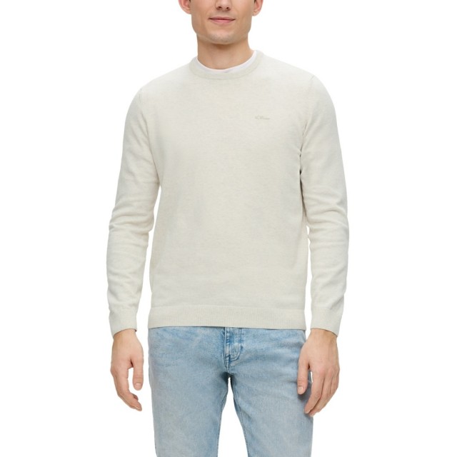S.OLIVER KNITTED PULLOVER CREAM