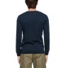 S.OLIVER knitted sweater V, blue navy color