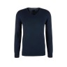 S.OLIVER knitted sweater V, blue navy color