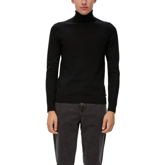 S.OLIVER Turtleneck Sweater Black