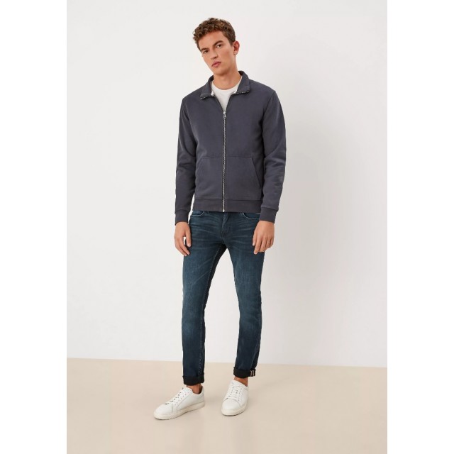 S.OLIVER Ζακέτα Φούτερ ΓΚΡΙ