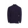 LEXTON Cardigan with with zip Blue