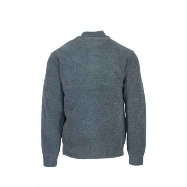 LEXTON Ζακέτα με Φερμουάρ Γκρί